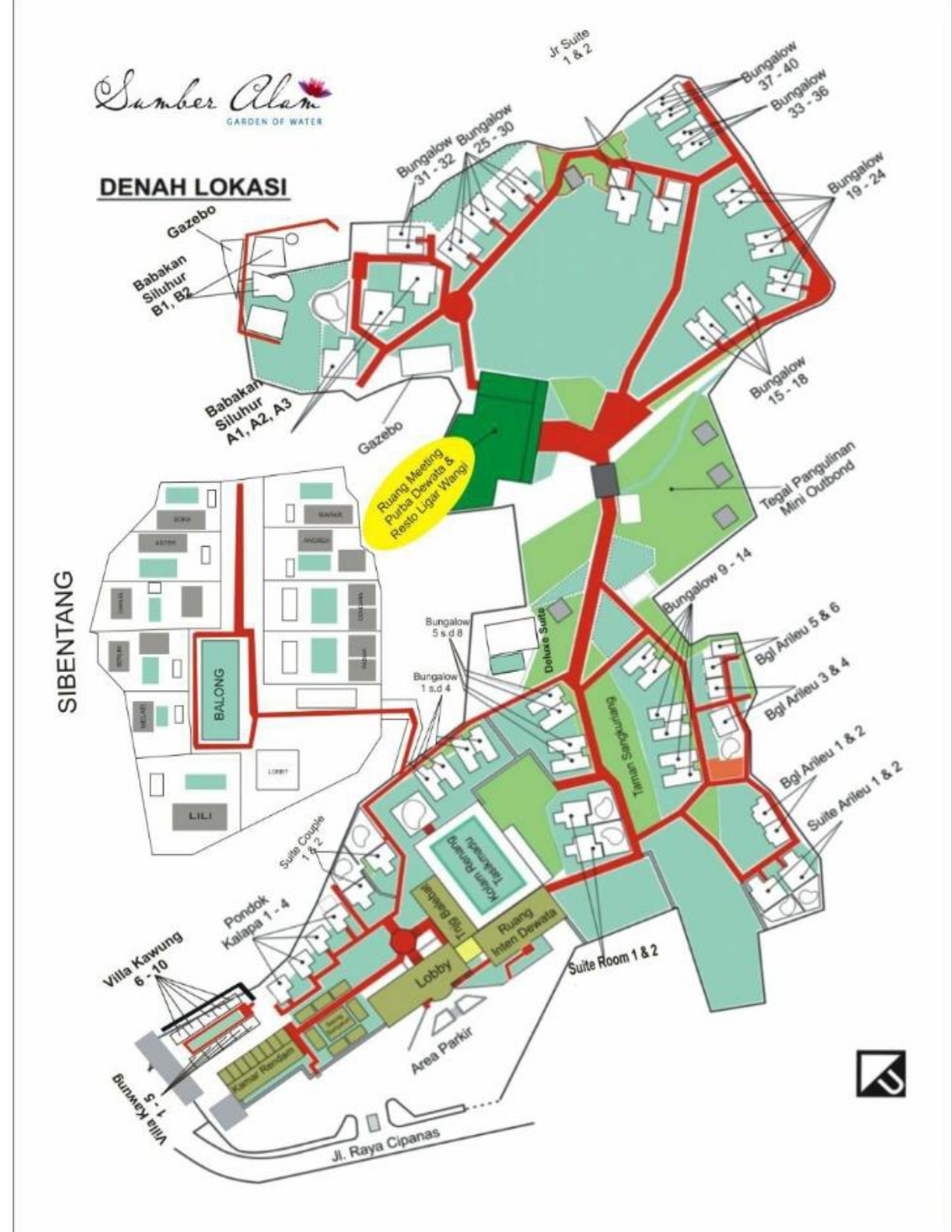 Denah Lokasi East Priangan